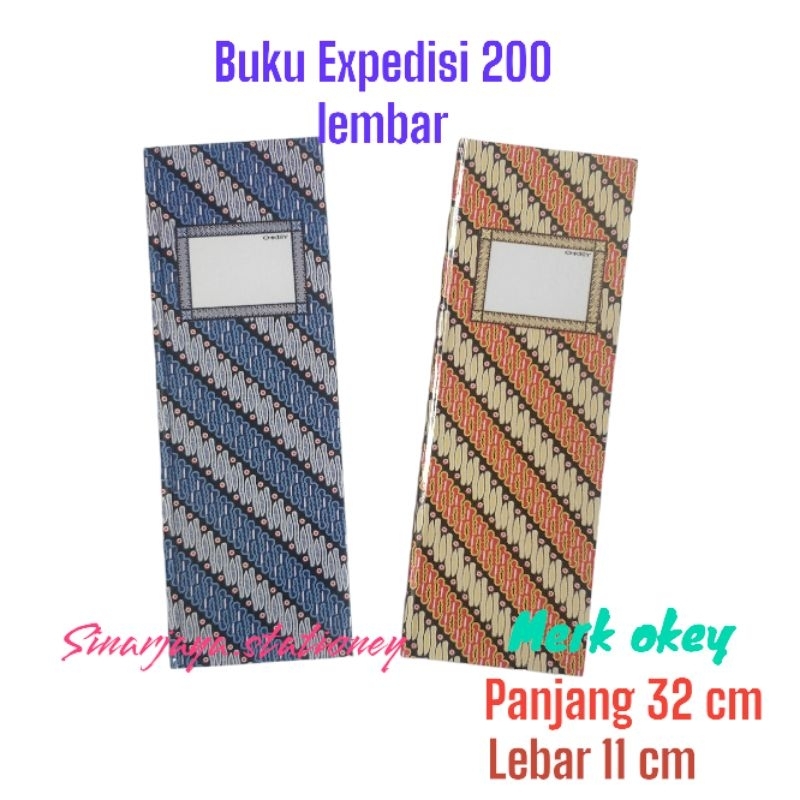 

Buku expedisi 200 lembar merk okey / buku setengah folio