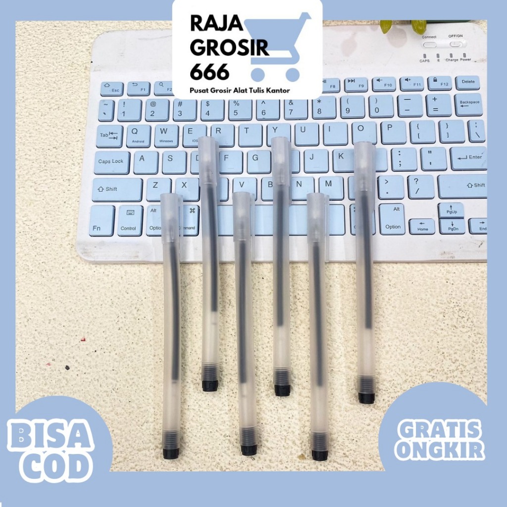 

1 LUSIN PENA GEL TRANSPARAN DOFF 0,5 MM PG-1515 PULPEN MURMER ALAT TULIS KANTOR BAGUS LUCU IMUT KADO UNIK SOUVERNIR