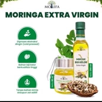 

MORIFA MINYAK KELOR MORINGA OIL EXTRA VIRGIN 250ML