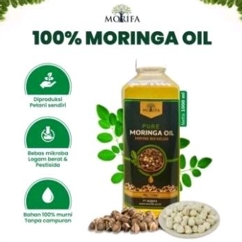 

MORIFA MINYAK BIJI KELOR MURNI MORINGA OIL 1LITER