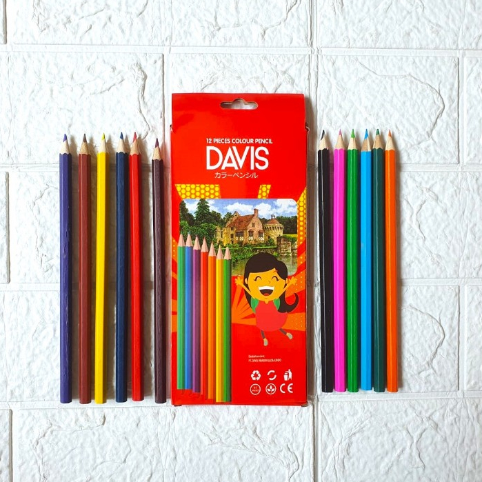 

PENSIL WARNA12 W /Panjang - Pendek / COLOUR PENCILS 12 WARNA