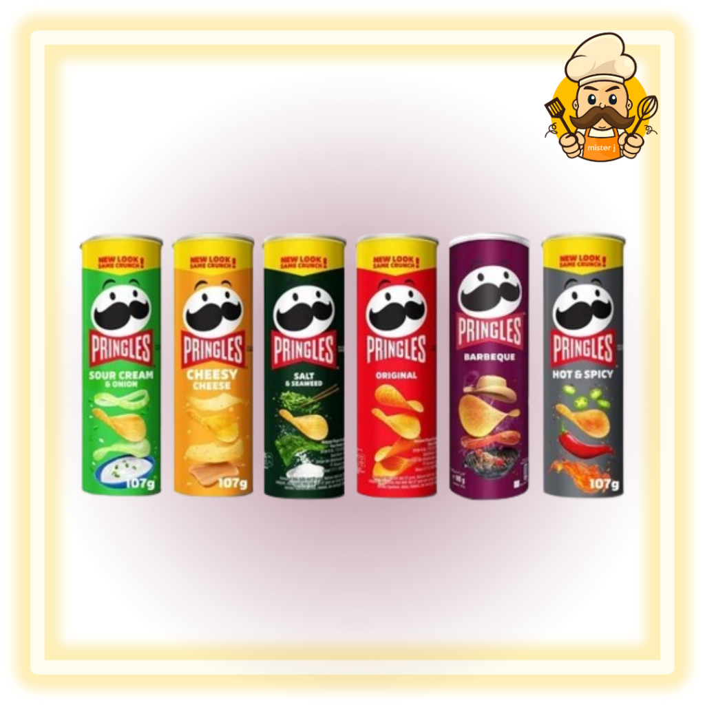 

PRINGLES Potato Crisps 102gr All Varian | Snack Pringless | PRINGLES KERIPIK KENTANG 102gr edisi baru ALL VARIAN Original Sour Cream Onion Saucy BBQ Cheesy Cheese