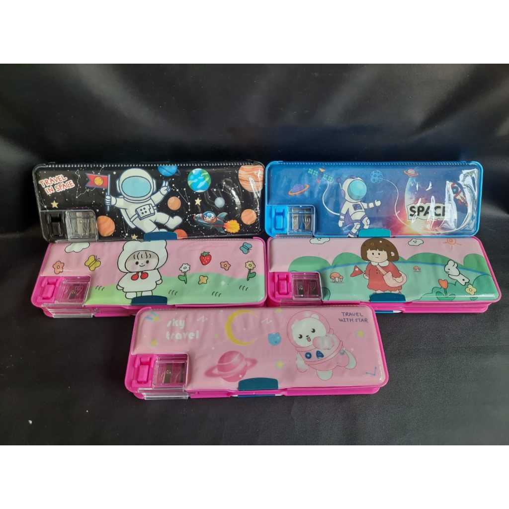 

Kotak Pensil Magnet / Kotak Pensil Aneka Karakter / Pensil Case TF-2020