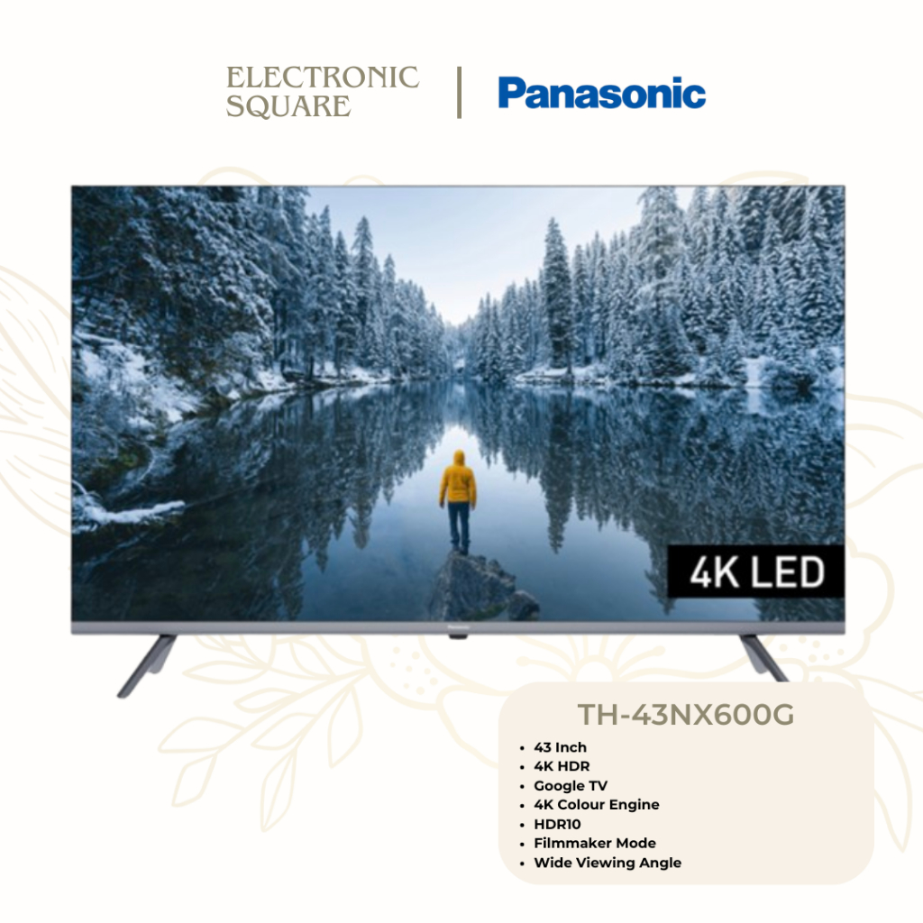 LED TV PANASONIC 43 Inch TH-43NX600G 4K HDR Google TV