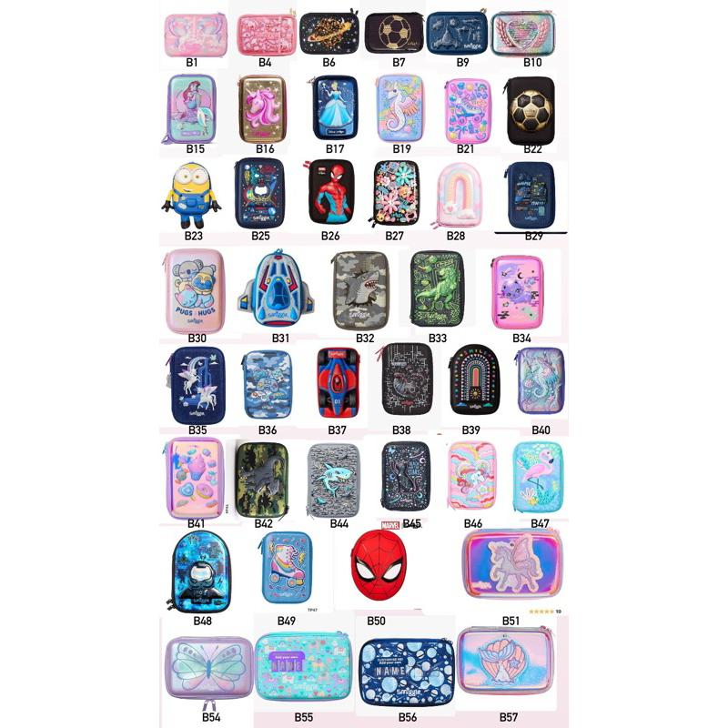 

Hardcase Smiggle Pencil case anak