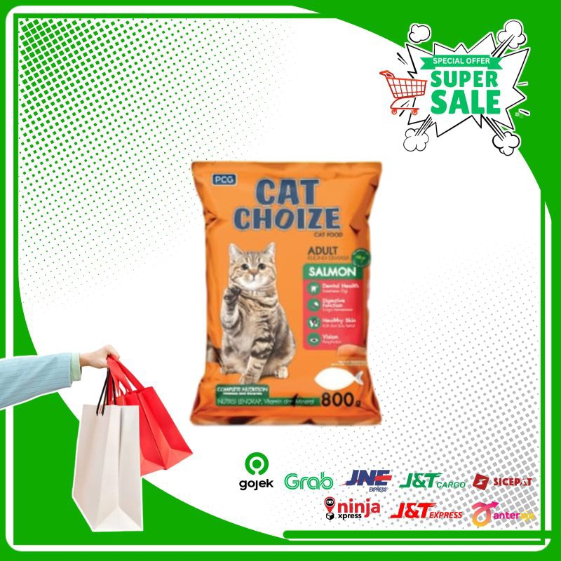 Cat Choize Salmon paket 8kg Salmon Makanan Kucing Cat Choize Adult