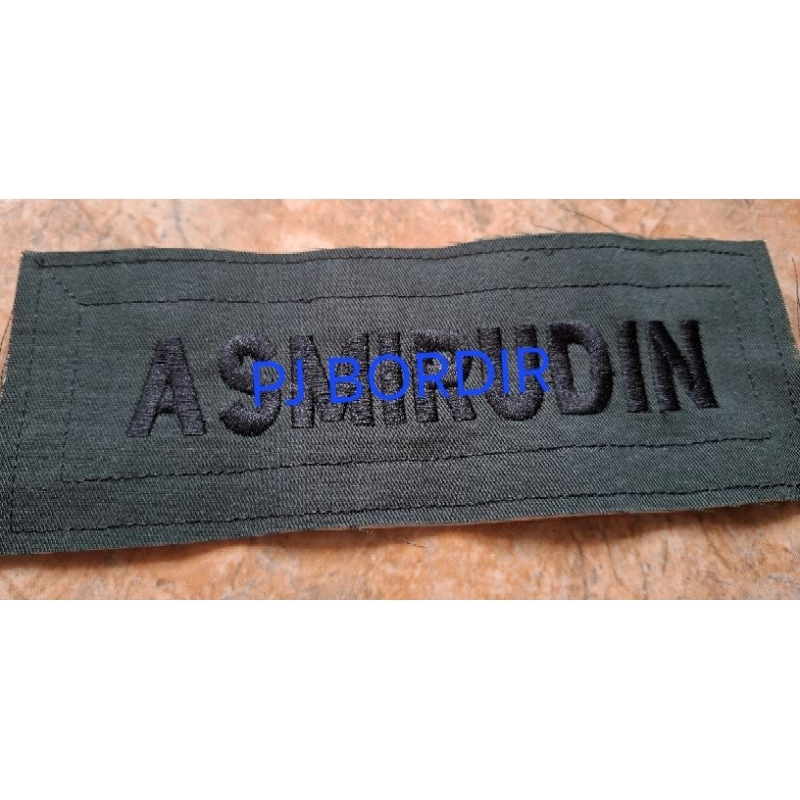 BORDIR PAPAN TNI / NAMA ATRIBUT TNI