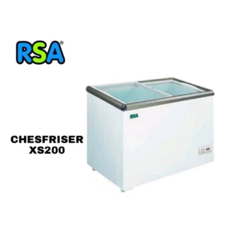 RSA FREEZER BOX XS-200 Sliding Kaca