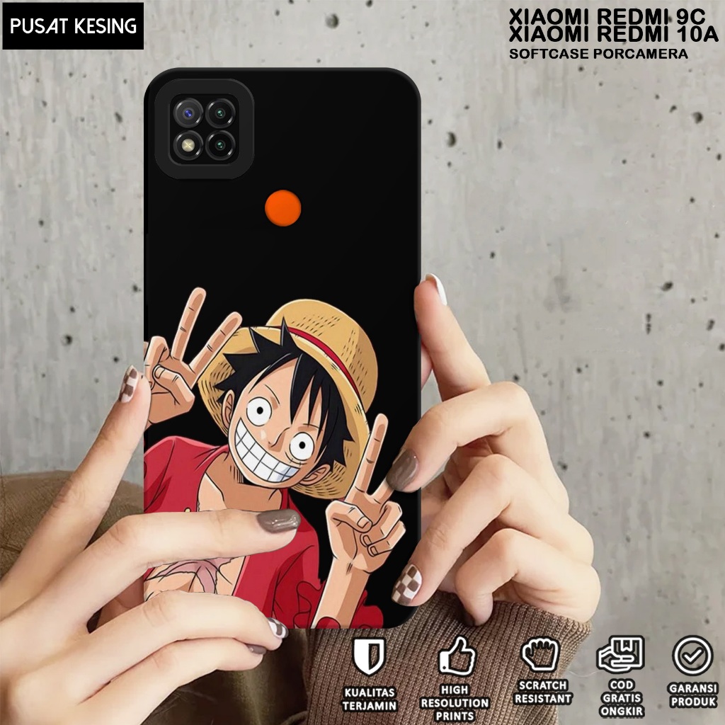 CASE XIAOMI REDMI 9C - Casing Hp Xiaomi Redmi 9C Motif MONKEY D LUFFY - Case Hp Redmi 9C - Casing Re