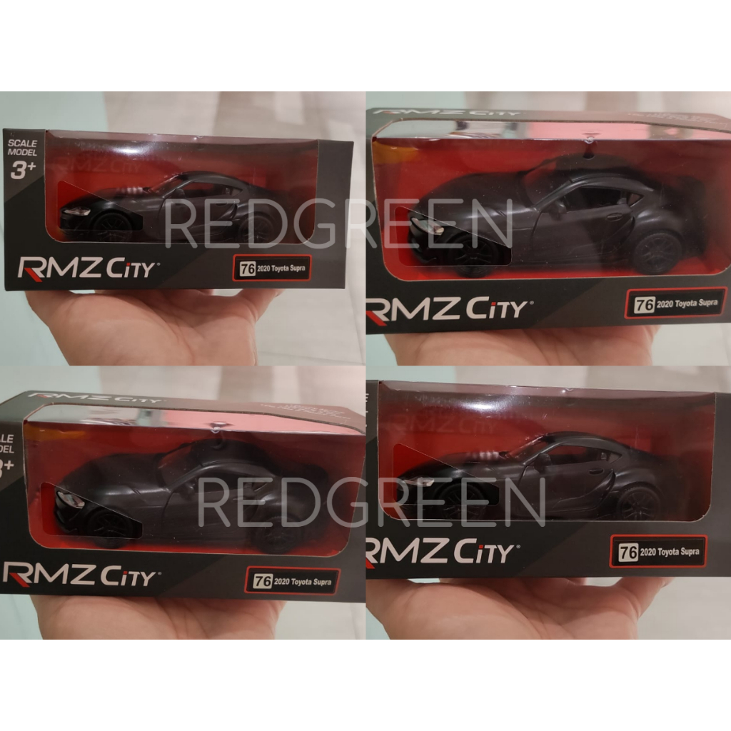 mainan anak diecast diecast RMZ CITY 2020 TOYOTA SUPRA HITAM 1:32 diecast koleksi