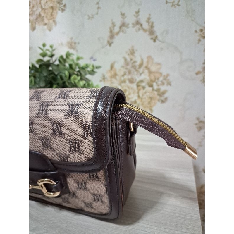 moco fashion tas wanita slempang warna khaki