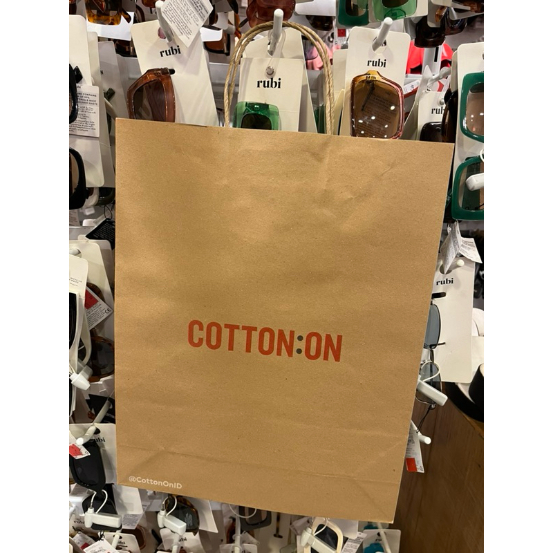 

paperbag cotton on and malls original auth