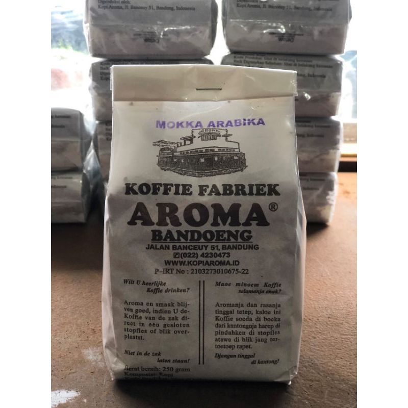 

Kopi Mokka Arabika - Pabrik kopi Aroma Bandung Banceuy 100% Original 250gr