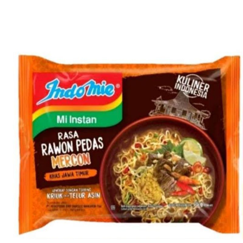 

Dapat 5pcs - Indomie Kuah Rasa Rawon Pedas