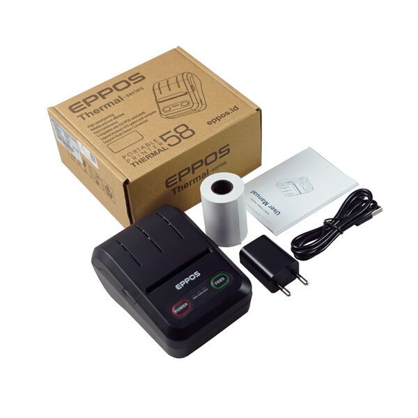 Mini Printer Bluetooth EPPOS EPX-583 V3 alat kasir struk kertas nota cocok murah