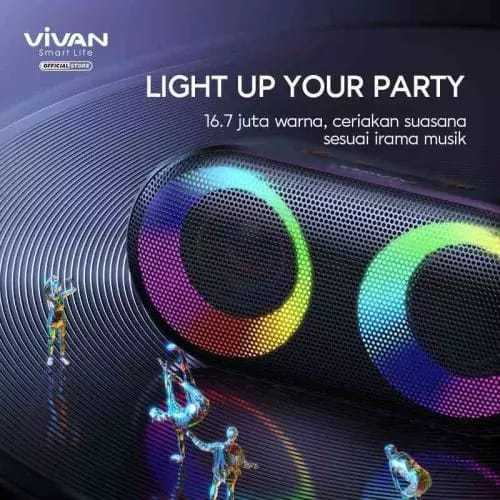 VIVAN VS16 Speaker Portable Bluetooth TWS 10W Original
