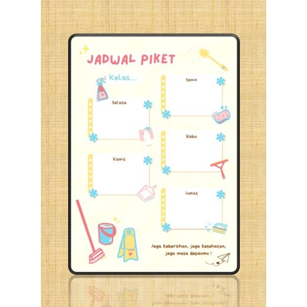 

Jadwal Piket Wipeable (Bisa dihapus)