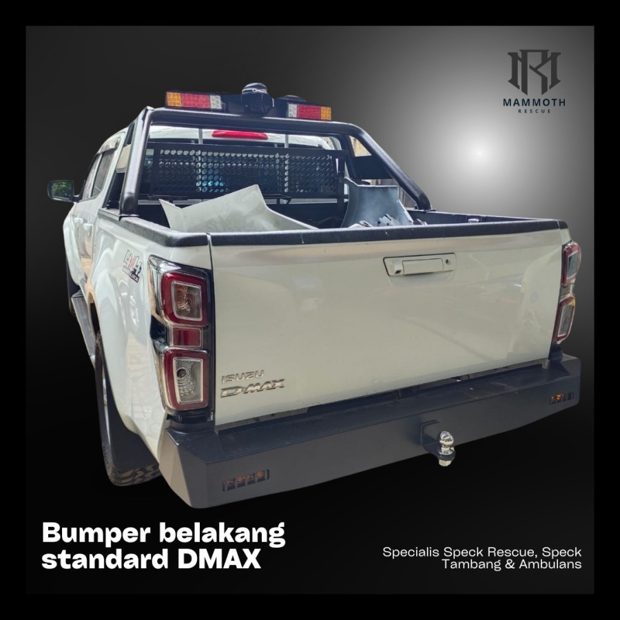 Bumper belakang standard dmax double cabin