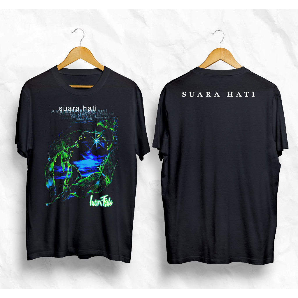 Kaos Distro Pria IWAN FALS SUARA HATI | T-shirt Premium IWAN FALS SUara Hati | Kaos Iwan Fals | kaos