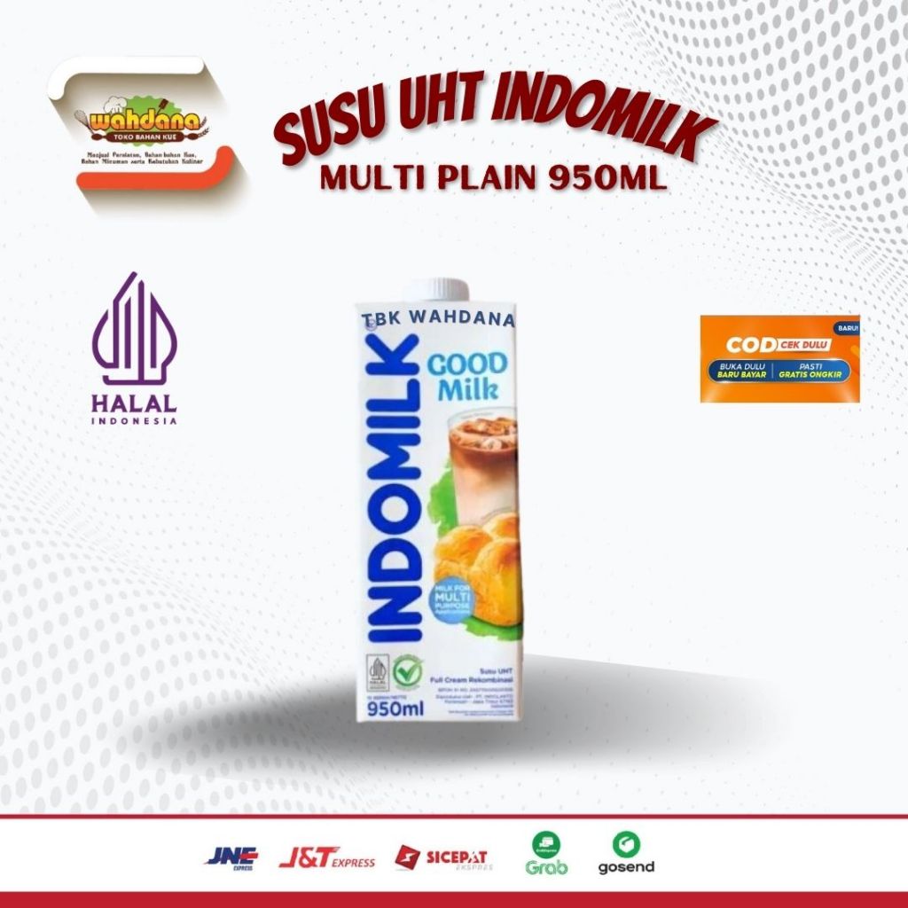 

Susu UHT Indomilk Multi Plain 950ml