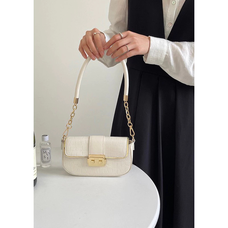 Tas Selempang Kulit Wanita Kecil Tas Hp Cewek Bahu Slingbag Rantai original murah 8665