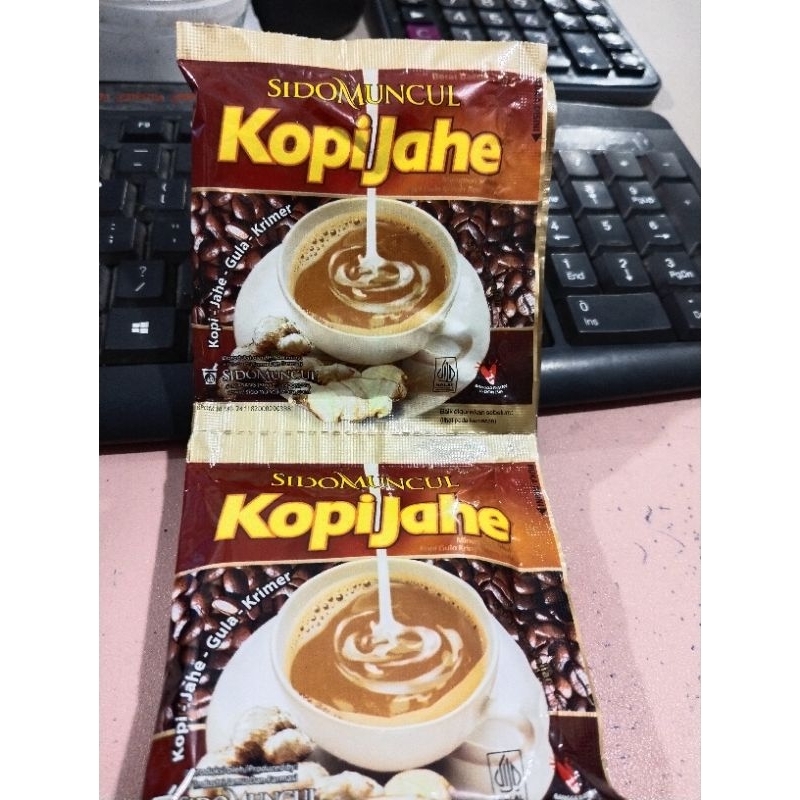 

Kopi jahe Sidomuncul 1 renceng isi 10 sachet @26 gr