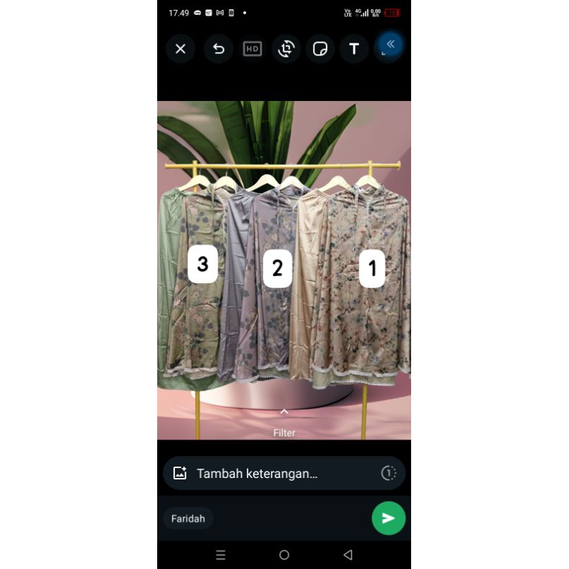 MUKENA PENGGALAN DEWASA/SILKY ARMANY/SILKY MOTIF