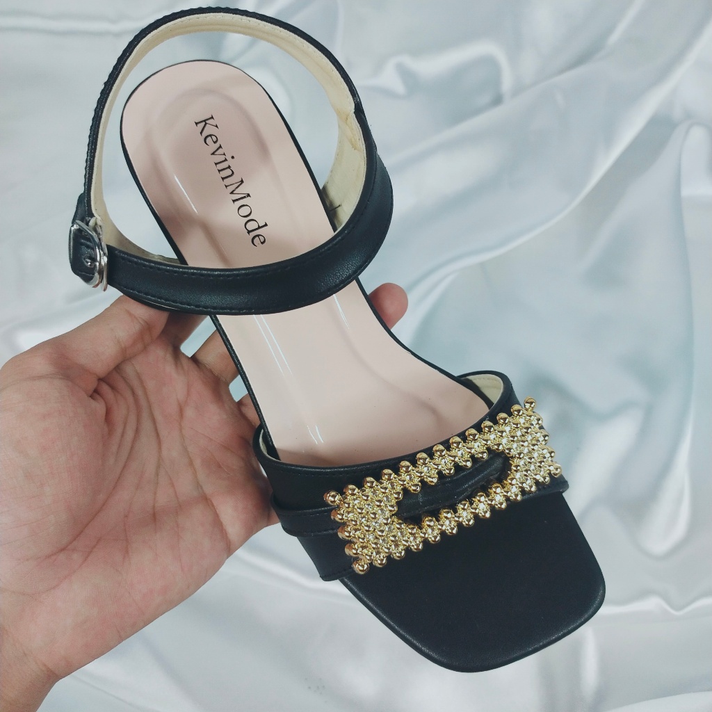 Kevin Mode - REI Sandal Wanita Hak Tahu 3cm - Sandal  Heels Wanita