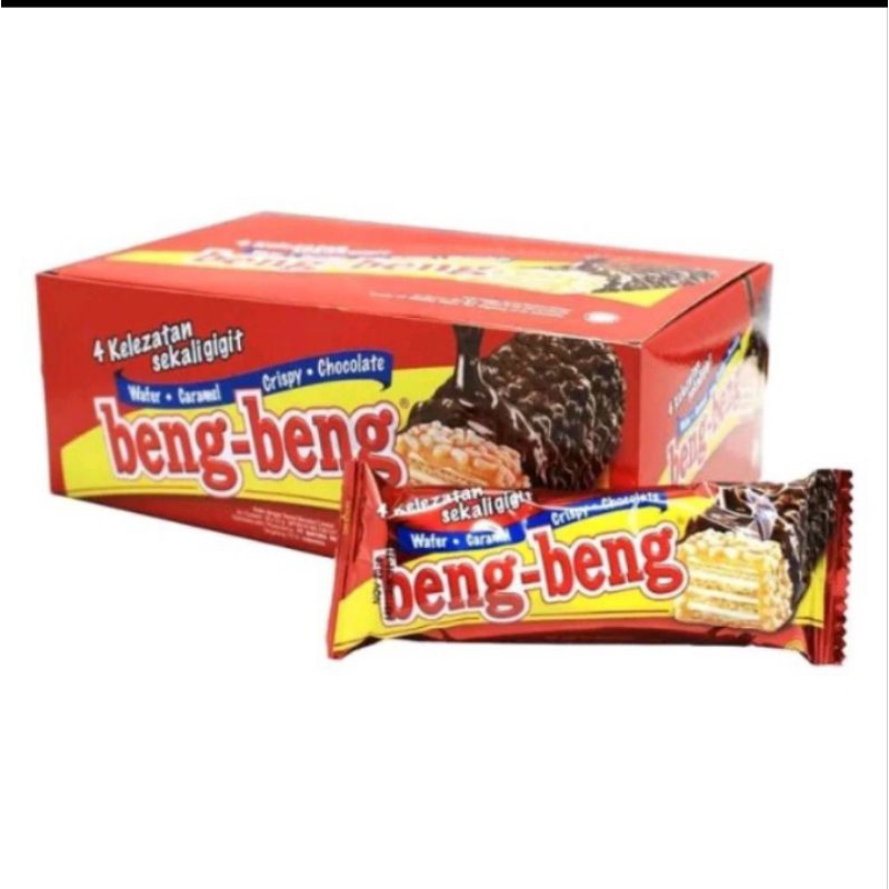 

BENG BENG REGULAR EXTRA CHOCOLATE & CARAMEL CRISPY WAFER (25g x 17 Pcs/Box)