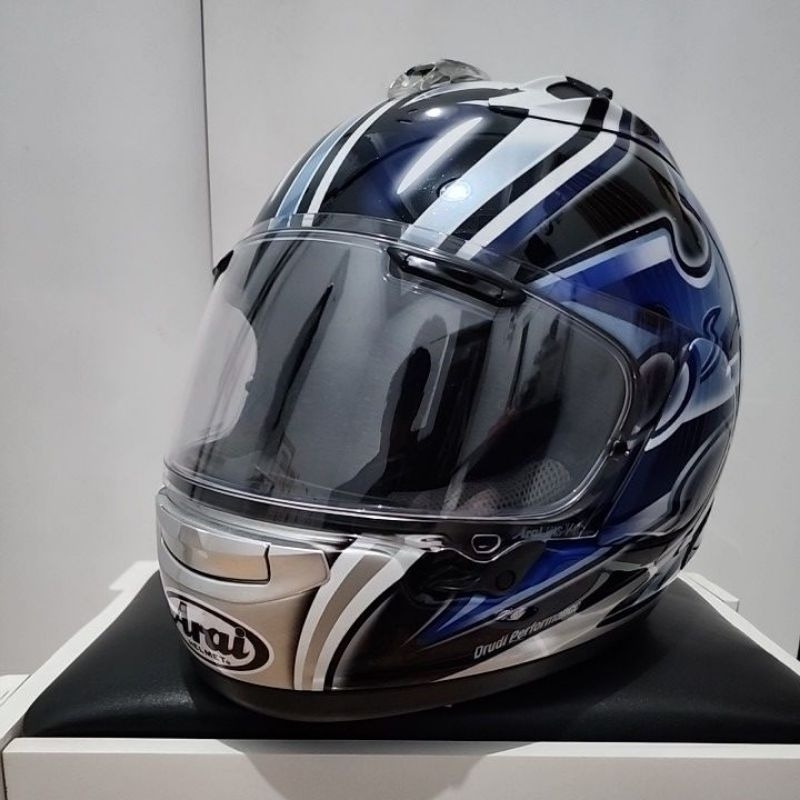ARAI RX7X NAKANO SHURIKEN SILVER SIZE XL HELM FULLFACE SECOND LIKE NEW