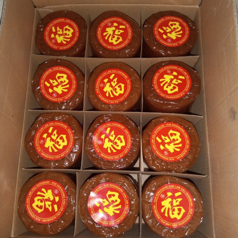 

INSTANT & SAMEDAY - 1 Dus isi 18kg 36pcs@500gr Kue Keranjang Juni Law