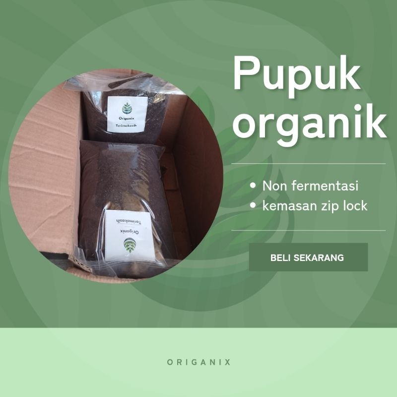 pupuk organik non fermentasi / kohe kambing halus / kohe kambing non fermentasi