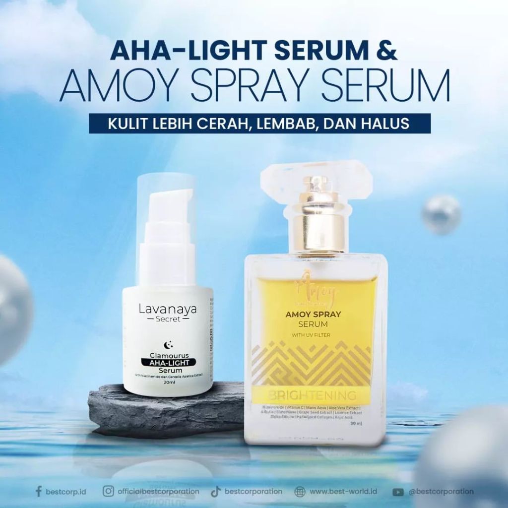 AMOY SPRAY SERUM WITH UV FILTER WAJAH