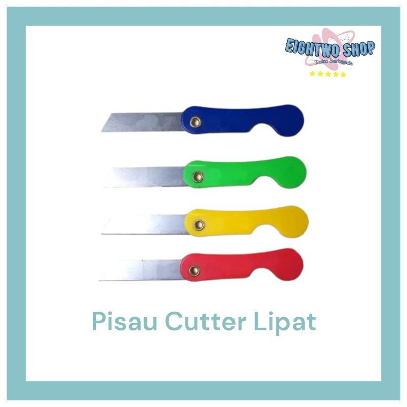 

Pisau Cutter Lipat Mini Warna Warni / Solet Gagang Perlengkapan ATK