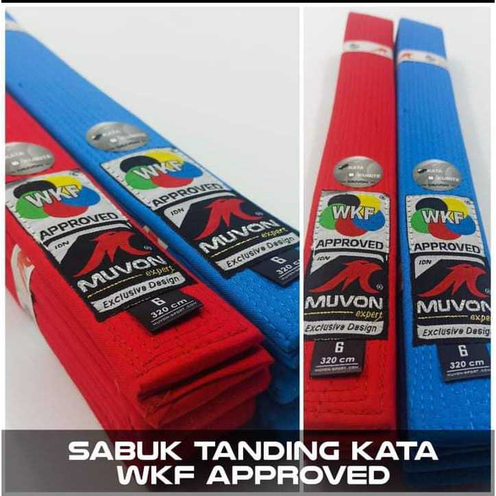 SABUK PERTANDINGAN WKF APPROVED MUVON