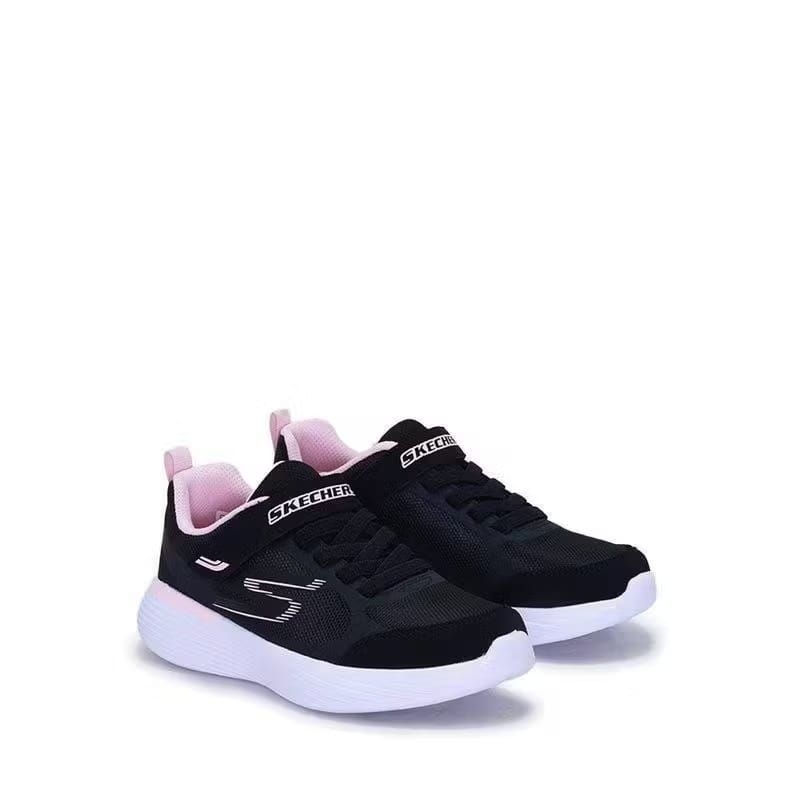 SEPATU SKECHERS ANAK PEREMPUAN GO RUN 400 V2 PREMIUM QUALITY BLACK PINK
