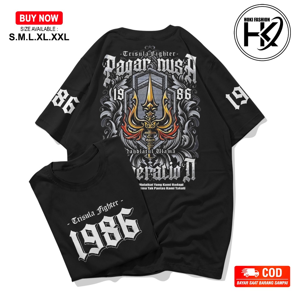 Kaos Pagar Nusa 1986 Generation - Baju Pencak Silat Perguruan Nahdlatul Ulama PSNU IPSI PN Gasmi