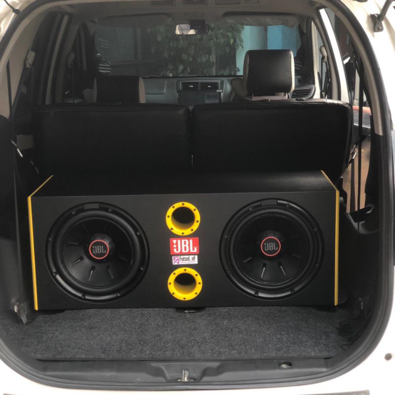 Box Double Subwoofer Super Premium 12 inch Model Box Port