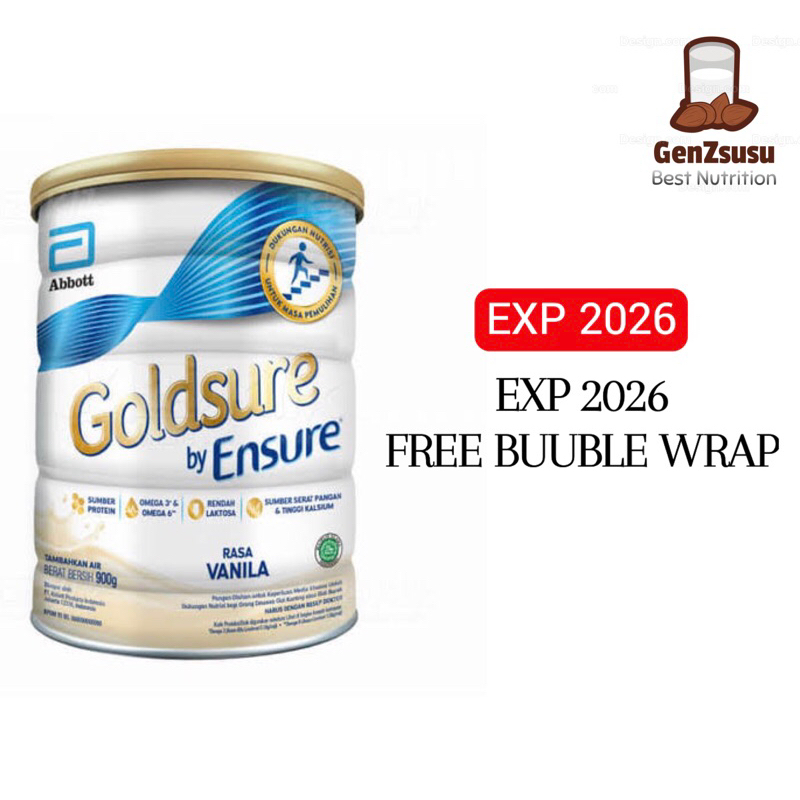 

GOLDSURE BY ENSURE 800 GRAM (FREE BUBBLE WRAP)