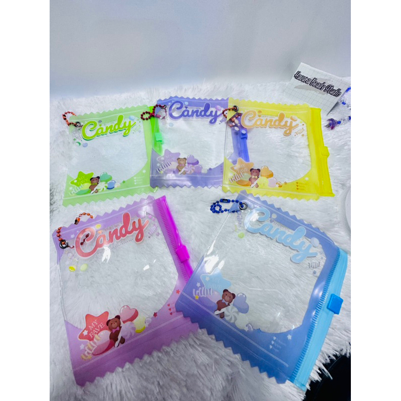 Pouch Candy PVC Ziplock Keychain