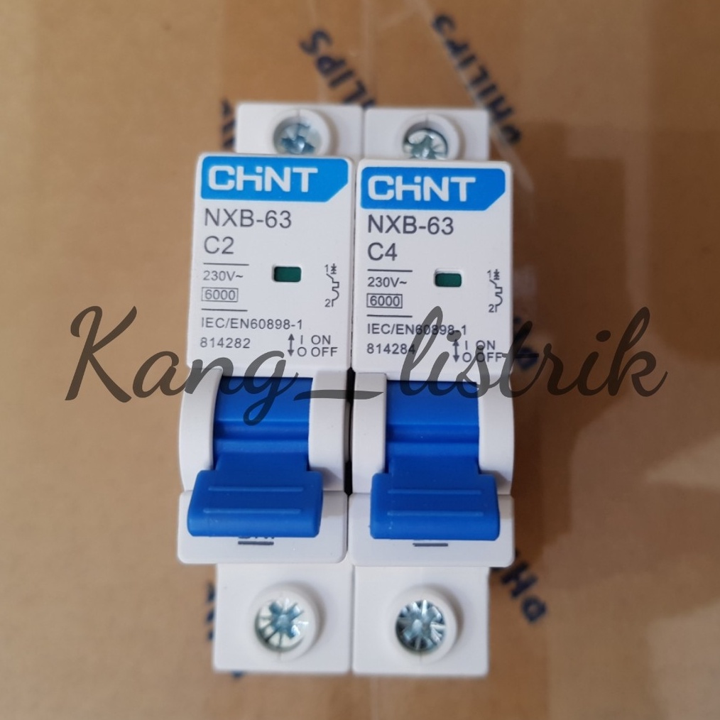 MCB CHINT NXB63 1PHASE  MCB 1PHASE Chint 2A 4A