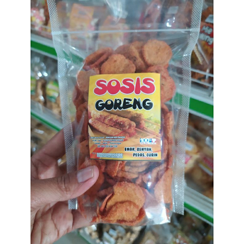 

Sosis Goreng Enak Renyah Gurih Pedas Jajanan Khas Ponorogo