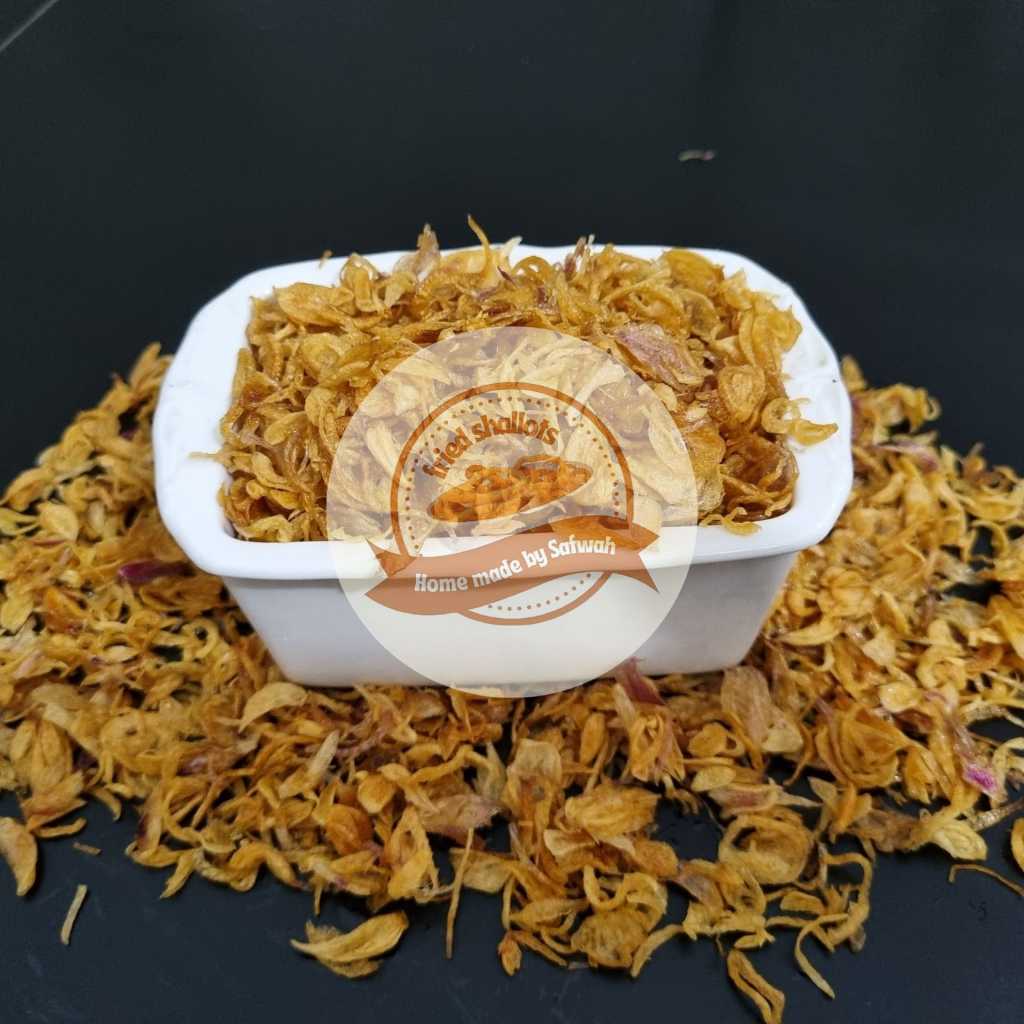 

BAGOR - BAWANG GORENG HOME MADE GURIH DAN RENYAH TANPA BAHAN PENGAWET - ISI 100GR