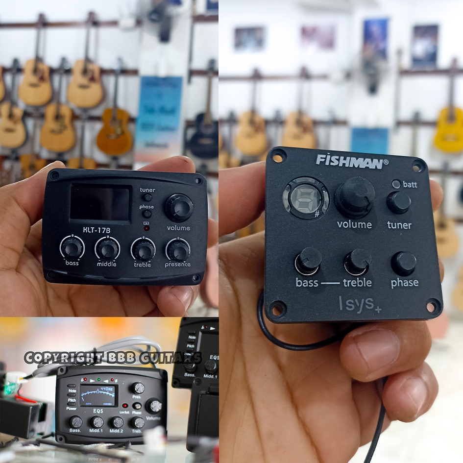 BISA COD Preamp Fishman isys plus EQ Fishman Isys+