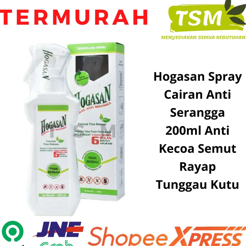 Hogasan Spray Cairan Anti Serangga 2ml Anti Kecoa Set Rayap Tunggau Kutu