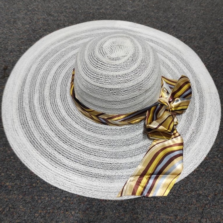 Produsen Resmi Topi Wanita Topi Pantai Lebar Anti Uv Topi Fashion Wanita Putih Topi Umroh