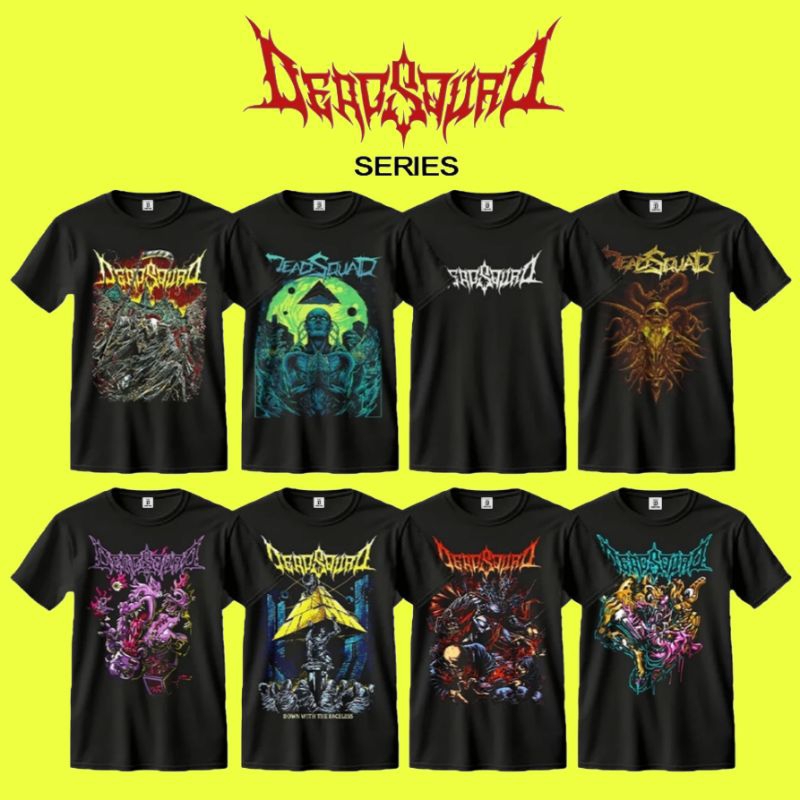 KAOS BAND DEATH METAL DEADSQUAD // TSHIRT BAND DEADSQUAD // KAOS BAND METAL