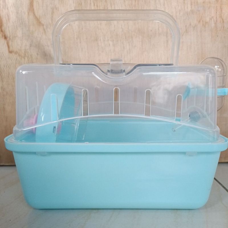 Kandang Hamster Kecil / Kandang Hamster Portable Transparan
