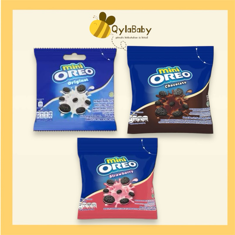 

Mini Oreo Original Strawberry Chocolate | Snack Eceran | 20,4gr