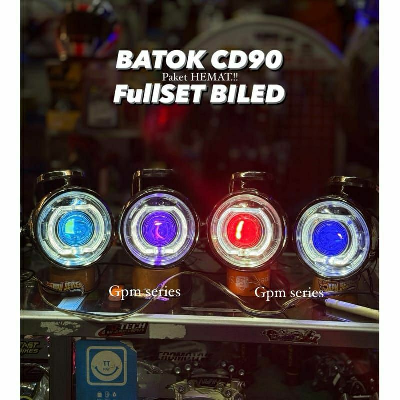 BATOK CD BILED LAMPU REFLEKTOR LAMPU CD90 CB GL MP TIGER GL100 BILED 5,7INCH